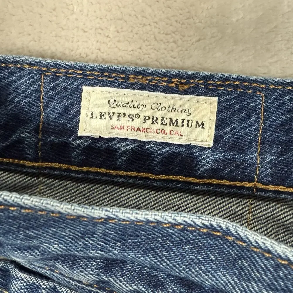 Levi’s 501 ST Premium Selvedge Denim Blue Jeans‎ Men's Size 30x32 Big E Tab